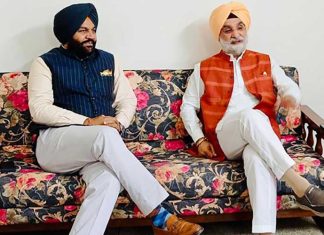 Gurjeet Aujla meets BJP Taranjit Sandhu