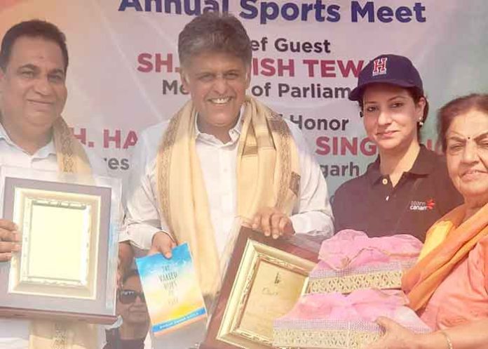 MP Manish Tewari inaugurates Anual Sports Event