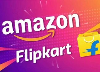 amazon flipkart Logos