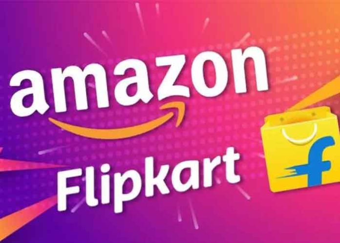 amazon flipkart Logos