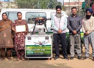 Arvinder Kaur of Swaddi Kalan becomes Drone PIlot