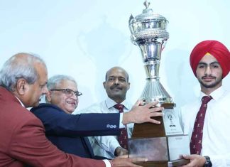 Cadet Armaanpreet Singh gets trophy