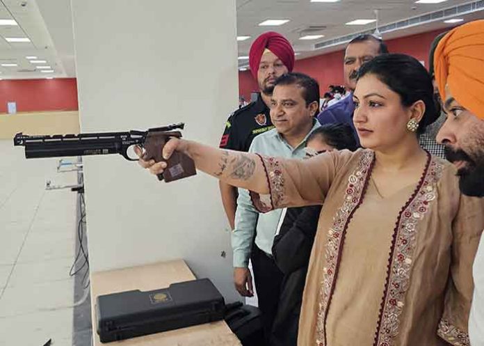 MLA Anmol Gagan Mann inaugurates shooting competition