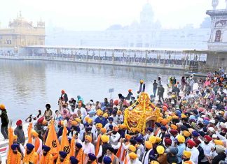 Nagar Kirtan organized from Akal Takht