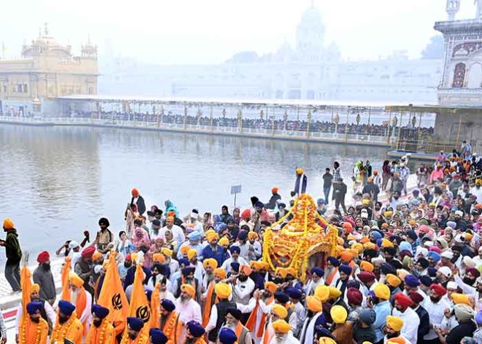 Nagar Kirtan organized from Akal Takht