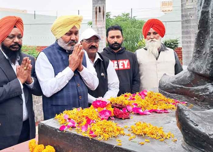 Punjab FM Harpal Cheema tributes Lala Laljpat Ra