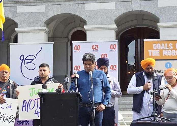 Sikh March concludes at Capitol in Sacramento