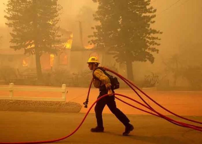 South California wildfire