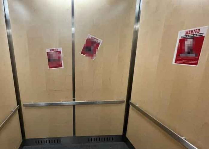 Wanted Jewish staff posters at University of Rochester campus