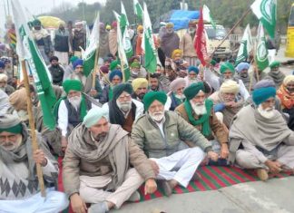 BKU Farmers Blocked Road