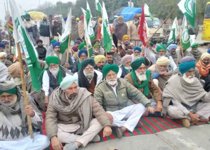 BKU Farmers Blocked Road