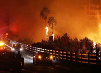 California Malibu Fire