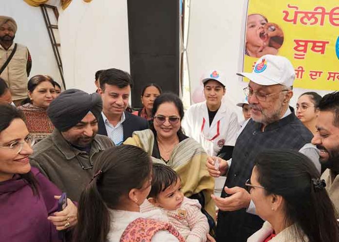 Dr. Balbir Singh launches pulse polio campaign