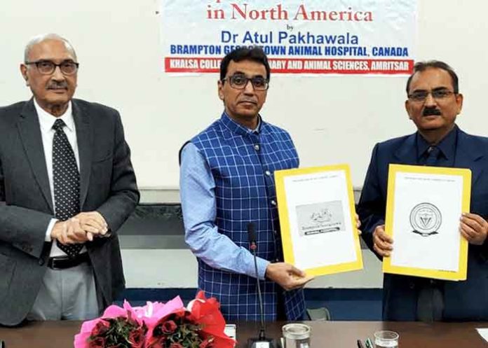 KCVAS Amritsar signs MoU