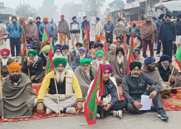 Kisan Union Punjab Farmers block roads