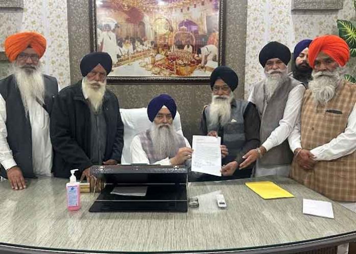 SGPC letter to Raghbir Singh for Narain Singh Chaura punishment