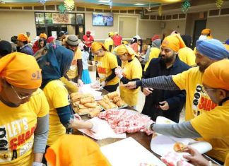 Sikh Organisation ‘Let's Share A Meal’ Langar on ‘Thanksgiving Day’