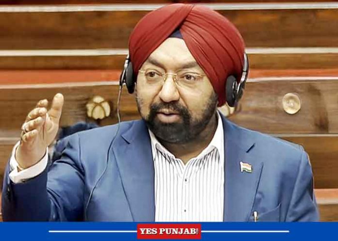 Vikramjit Singh Sahney in Rajya Sabha