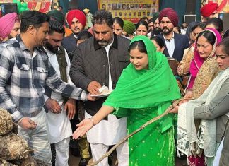 Dr. Gurpreet Kaur and MLA Gurlal Ghanaur celebration