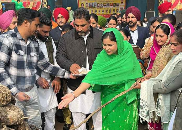 Dr. Gurpreet Kaur and MLA Gurlal Ghanaur celebration