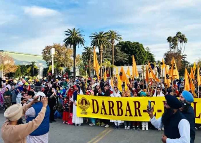 Nagar-kirtan in California