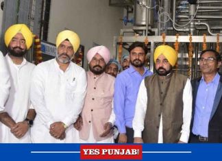 Bhagwant Mann visit Verka milk plant Ferozepur