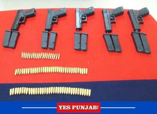 BSF recovered Arms Ammunition Gurdaspur