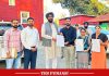 Kuldeep Dhaliwal giving appoint letters to 3 Clerks