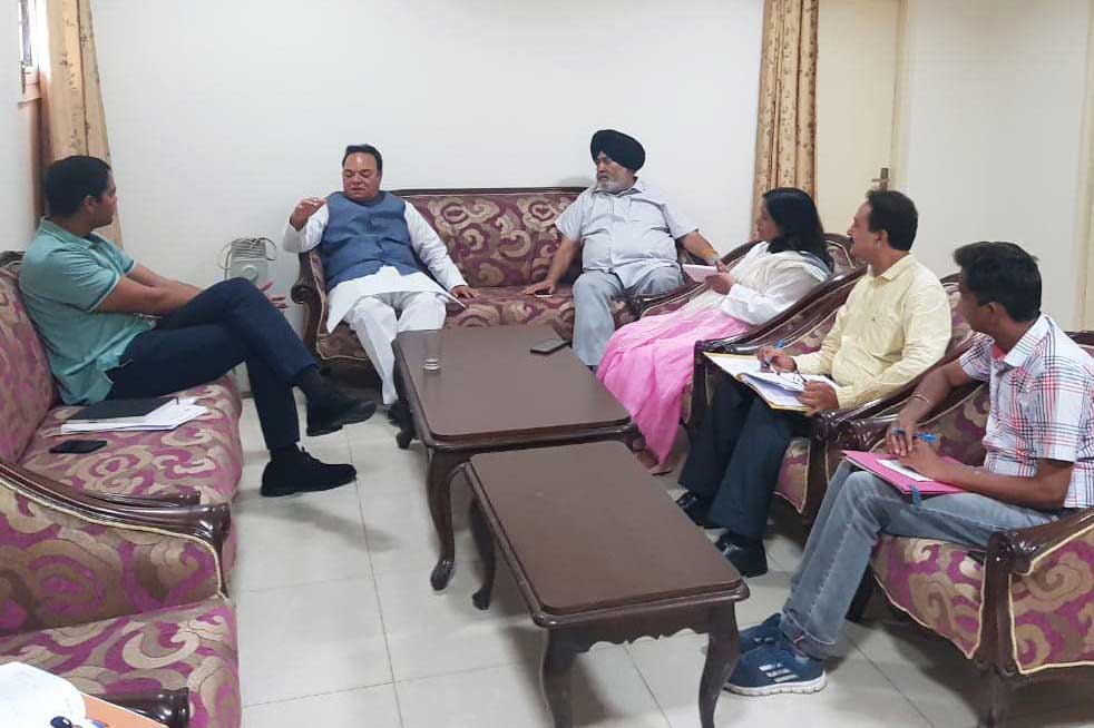 Chaudhary Santokh Jitendra Jorwal Daljeet Ahluwalia meeting