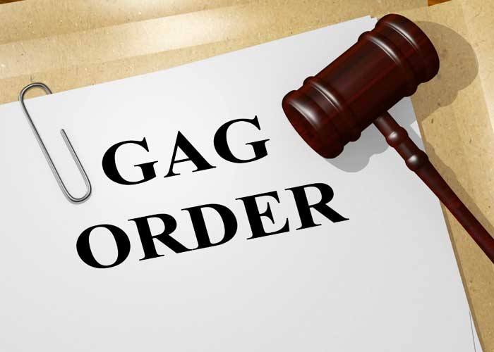 border control gag order