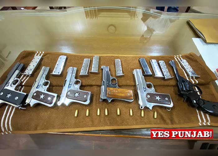 Weapons seized from KZF by Punjab Police