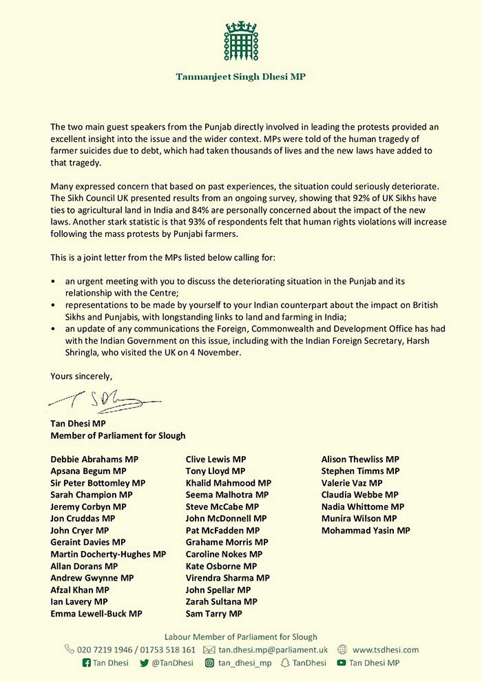 Uk Parliamentarians write to FCDO 2