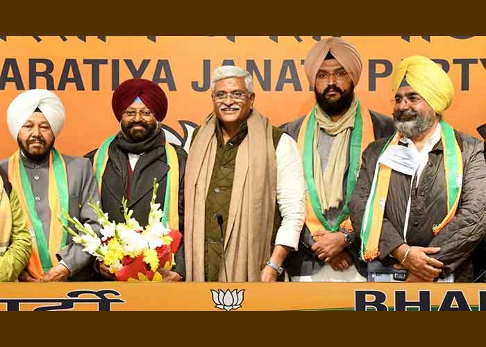 Akali Cong Punjab Leaders Join BJP