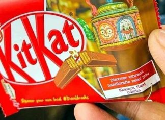 KitKat Wrapper Hindu deities