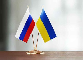 Ukraine Russia Flag