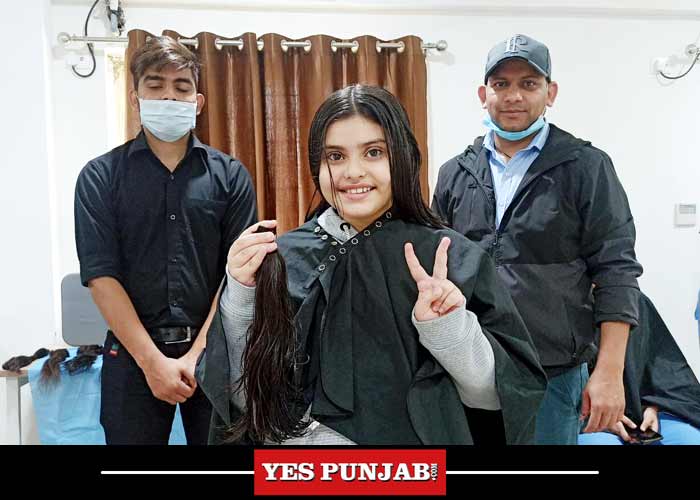 Hair Donation Drive for Cancer patients organized at AIIMS Bathinda - Yes  Punjab - Latest News from Punjab, India & World