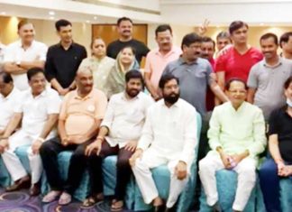 Shiv Sena rebels in Guwahati