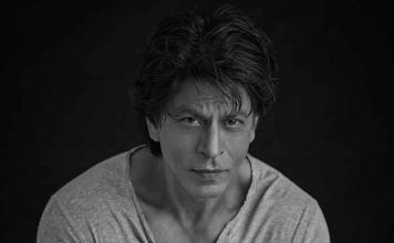 SRK Shah Rukh Khan black white pic