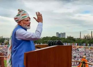 Modi during IDay 22 Speech