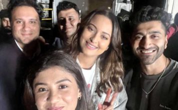 Sonakshi with brothers
