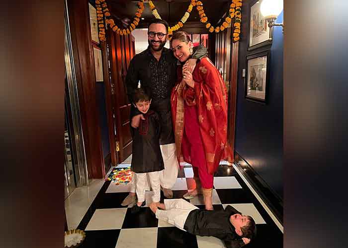 Kareena Kapoor Saif Taimur Jeh Diwali pic