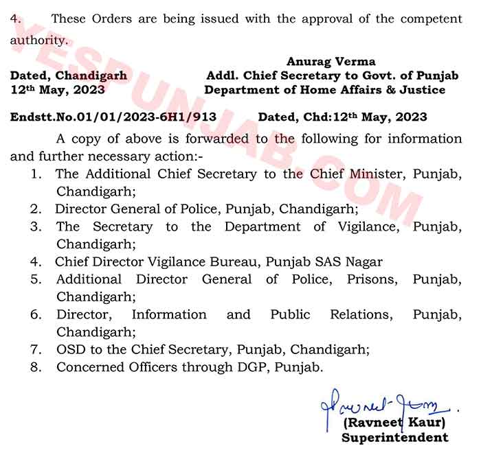 11 Punjab Police Transfers 12May23 2