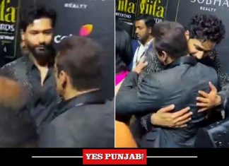 Salman Khan hugs Vicky Kaushal IIFA