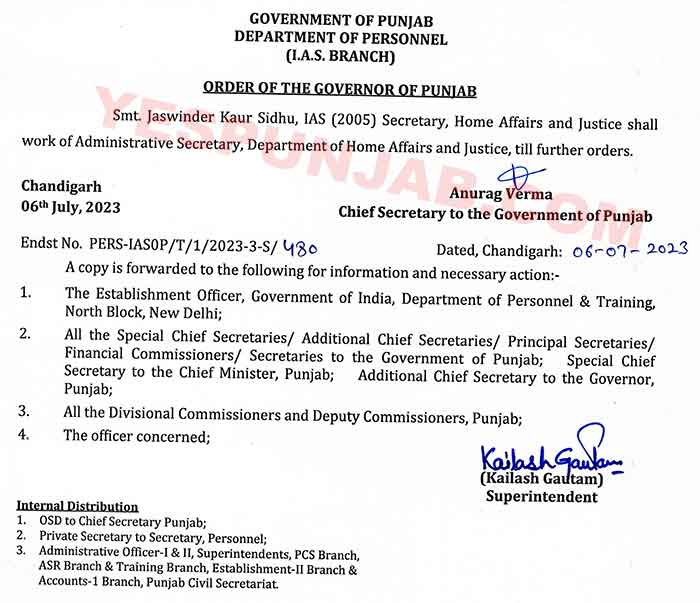 IAS gets additional charge 6July23