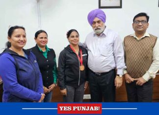 Charanjit Kaur welcomed at PSPCL Head Office