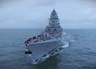 Indian Navy Imphal War Ship