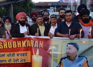 Candle March for Shubhkaran Singh