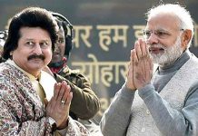 Pankaj Udhas and PM Modi