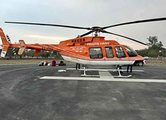 Air ambulance service Helicopter
