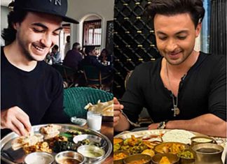 Aayush Sharma revisits Ahmedabad restaurant